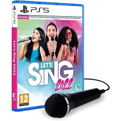 Let's Sing 2022 - Single Mic Bundle, PS5 цена и информация | Компьютерные игры | kaup24.ee