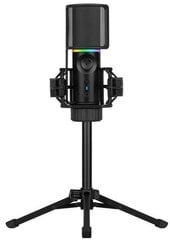 Mikrofon Streamplify RGB mikrofon statiiviga, must цена и информация | Микрофоны | kaup24.ee