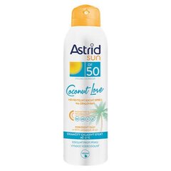 Astrid Nähtamatu kuiva päikesesprei OF 50 Coconut Love, 150 ml цена и информация | Кремы от загара | kaup24.ee