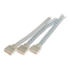 4PIN connection 10 cm blue and white cable 4 pcs cables - цена и информация | Кабели и провода | kaup24.ee