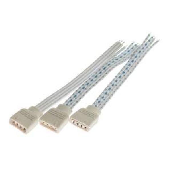 4PIN connection 10 cm blue and white cable 4 pcs cables - цена и информация | Kaablid ja juhtmed | kaup24.ee