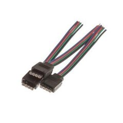 4PIN connection 15 cm RGBB 4 pcs cables female - цена и информация | Кабели и провода | kaup24.ee