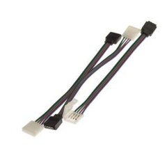 4PIN connection +15 cm RGBB 4 pcs cables + clamp - цена и информация | Кабели и провода | kaup24.ee