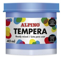 Guašš tempera Alpino, 40ml, blue cyan цена и информация | Принадлежности для рисования, лепки | kaup24.ee