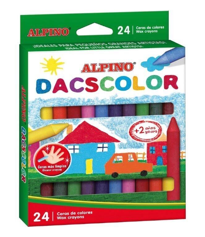 Vahakriidid Alpino 1ADC050295 Dacscolor, 24 v, 12mm hind ja info | Kunstitarbed, voolimise tarvikud | kaup24.ee