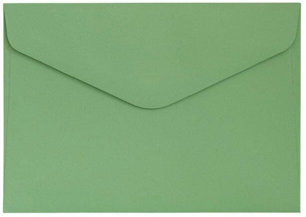 Ümbrikud C6 Gladki 130 g. 10 tk., roheline цена и информация | Ümbrikud, postkaardid | kaup24.ee