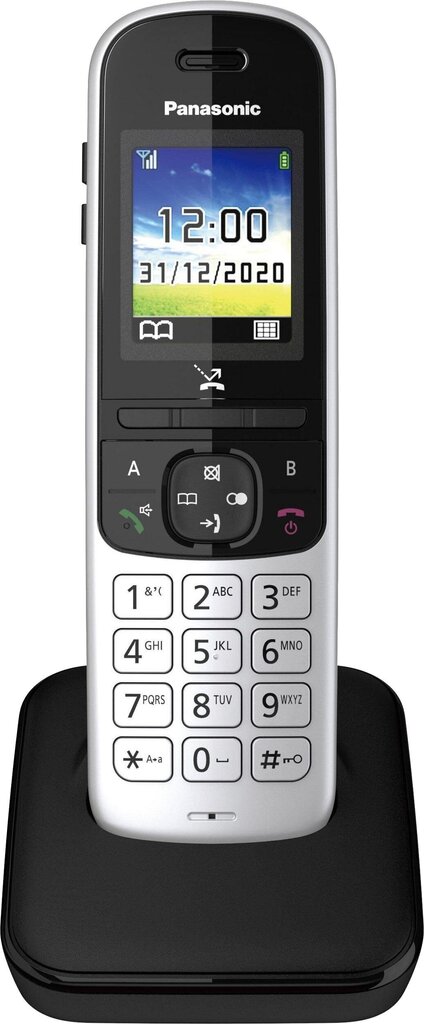 Panasonic KX-TGH710PDS, hõbedane hind ja info | Lauatelefonid | kaup24.ee