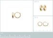750° kullaga kaetud kõrvarõngad, 10mm, toodetud Prantsusmaal hind ja info | Kõrvarõngad | kaup24.ee