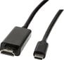 LogiLink UA0330 USB-C 3.2 (M) - HDMI (M), 3 m hind ja info | Mobiiltelefonide kaablid | kaup24.ee