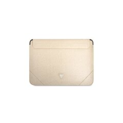 Guess sleeve GUCS16PSATLE 16” beige Saffiano Triangle цена и информация | Рюкзаки, сумки, чехлы для компьютеров | kaup24.ee
