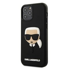 Karl Lagerfeld case for Samsung Galaxy S21 Plus KLHCS21MKH3DBK black hard case 3D Rubber Karl`s Head цена и информация | Чехлы для телефонов | kaup24.ee