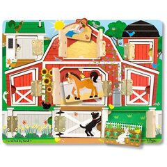 Komplekt Melissa & Doug Magnetic Farm Hide&Seek Board (magnetiline talu) цена и информация | Игрушки для малышей | kaup24.ee