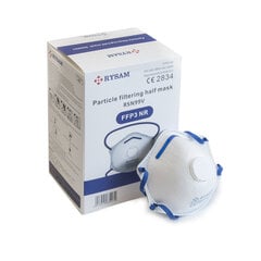 Respiraator FFP3 RYSAM (10 tk.) hind ja info | Peakaitsmed | kaup24.ee
