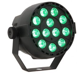 Valgusefekt Ibiza PAR-MINI-RGB3 12x 3W RGB LED, must цена и информация | Праздничные декорации | kaup24.ee