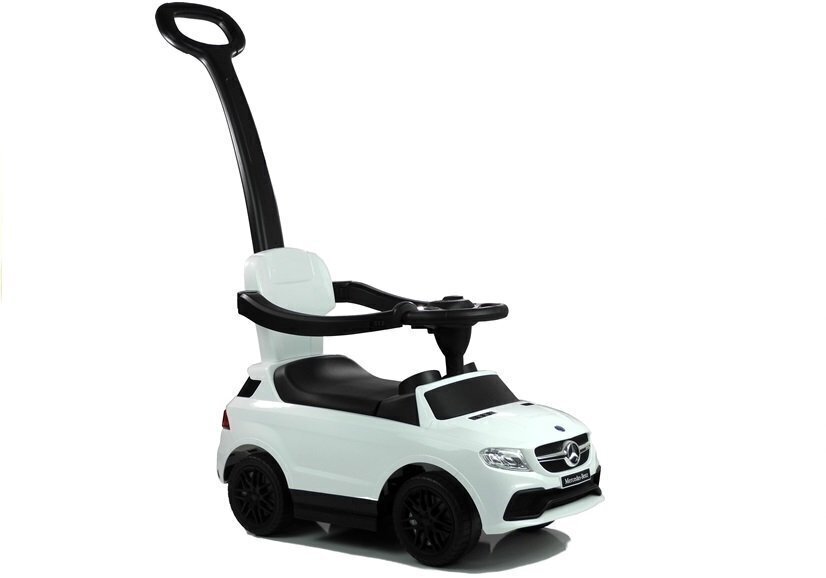 Tõukeauto – käimistugi Mercedes, valge цена и информация | Imikute mänguasjad | kaup24.ee