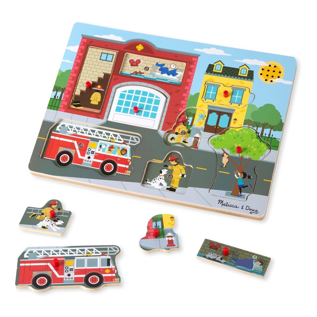 Pusle helidega tuletõrjujad Melissa & Doug hind ja info | Imikute mänguasjad | kaup24.ee