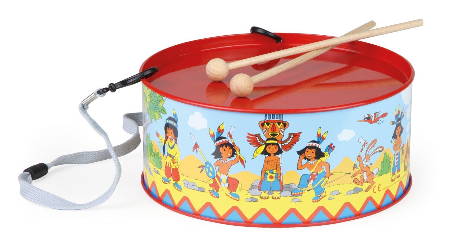 Indiaanlaste tina trummid Bolz, 3+ цена и информация | Arendavad mänguasjad | kaup24.ee