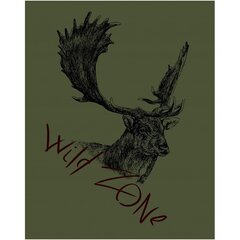 Мужская футболка с оленем Wildzone цена и информация | Meeste T-särgid | kaup24.ee