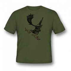 Мужская футболка с оленем Wildzone цена и информация | Мужские футболки | kaup24.ee