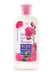 Laste šampoon-dušigeel 2 in 1 roos 200 ml, BCFCH0001 цена и информация | Косметика для мам и детей | kaup24.ee