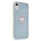 Guess case for iPhone XR GUHCI61PCUJULLB light blue hard case Jeans Collection цена и информация | Telefoni kaaned, ümbrised | kaup24.ee