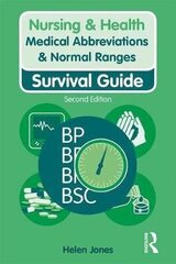 Medical Abbreviations & Normal Ranges: Survival Guide 2Nd Edition hind ja info | Võõrkeele õppematerjalid | kaup24.ee