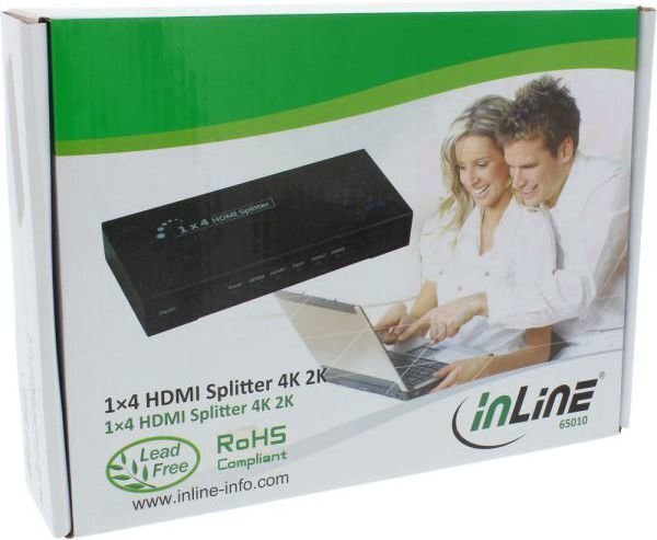 InLine 65010 цена и информация | USB jagajad, adapterid | kaup24.ee