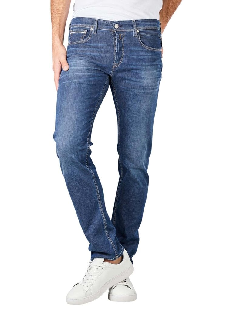 Meeste stretch teksapüksid Replay Grover MA972-435-873-009-W33/L30 hind ja info | Meeste teksad | kaup24.ee