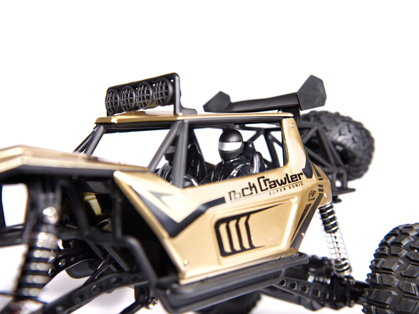 Samochód RC Rock Crawler 2.4GHz 1:8 51cm złoty цена и информация | Poiste mänguasjad | kaup24.ee