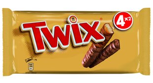 Šokolaadibatoonide komplekt Twix Bonus Pack 4 x 50 g hind ja info | Maiustused | kaup24.ee