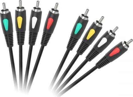 Cabletech KPO4003, RCA, 1 m цена и информация | Kaablid ja juhtmed | kaup24.ee