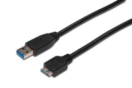 Digitus AK-300117-003-S, USB-A/Micro USB-B, 0.25 m hind ja info | Kaablid ja juhtmed | kaup24.ee
