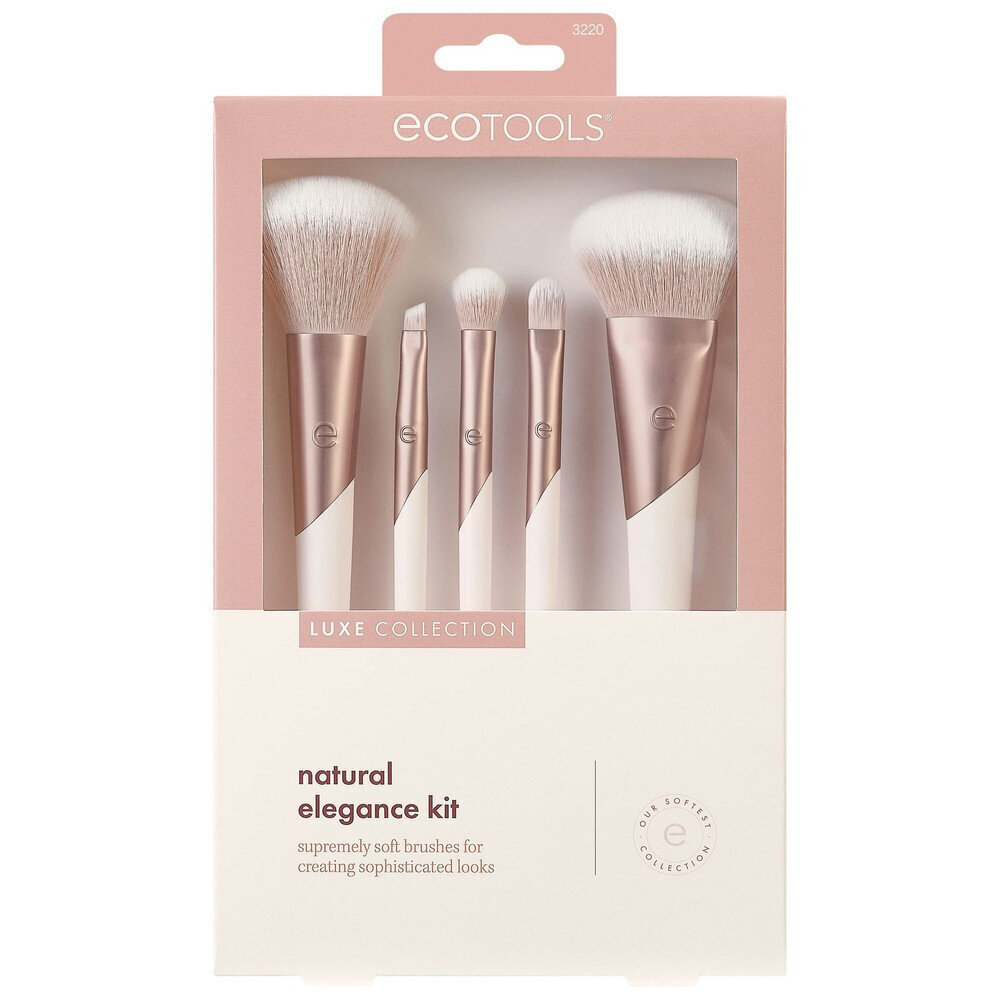 Komplekt meigipintsleid Ecotools Luxe Natural Elegance (5 tk) цена и информация | Meigipintslid, -käsnad | kaup24.ee