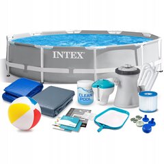 Bassein Intex 305 x 76, koos filtri, pumba, termomeetri ja tarvikutega hind ja info | Basseinid | kaup24.ee