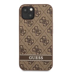 Guess PU 4G Stripe чехол для iPhone 13 mini Brown цена и информация | Чехлы для телефонов | kaup24.ee