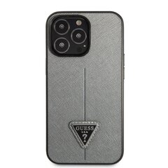 Guess PU Saffiano Triangle чехол для iPhone 13 Pro Silver цена и информация | Чехлы для телефонов | kaup24.ee