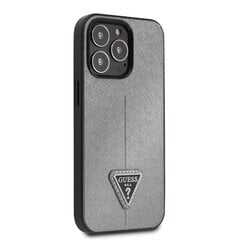 Guess PU Saffiano Triangle чехол для iPhone 13 Pro Silver цена и информация | Guess Телефоны и аксессуары | kaup24.ee