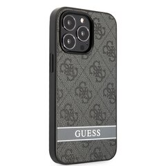 Guess PU 4G Stripe чехол для iPhone 13 Pro Max Grey цена и информация | Чехлы для телефонов | kaup24.ee