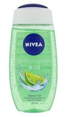 Nivea Lemongrass & Oil dušigeel 250 ml цена и информация | Масла, гели для душа | kaup24.ee