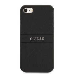 Guess PU Leather Saffiano чехол для iPhone 7/8/SE2020/SE2022 черный цена и информация | Чехлы для телефонов | kaup24.ee