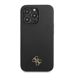 Guess 4G Silicone Metal Logo чехол для iPhone 13 Pro черный цена и информация | Чехлы для телефонов | kaup24.ee