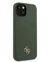 Guess 4G Silicone Metal Logo ümbris iPhone 13 jaoks цена и информация | Чехлы для телефонов | kaup24.ee