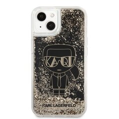Karl Lagerfeld Liquid Glitter Gatsby ümbris iPhone 13 jaoks, must hind ja info | Telefoni kaaned, ümbrised | kaup24.ee