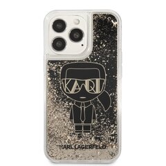 Karl Lagerfeld Liquid Glitter Gatsby ümbris iPhone 13 Pro jaoks, must hind ja info | Telefoni kaaned, ümbrised | kaup24.ee