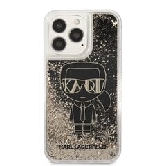 Karl Lagerfeld Liquid Glitter Gatsby ümbris iPhone 13 Pro Max jaoks, must hind ja info | Telefoni kaaned, ümbrised | kaup24.ee