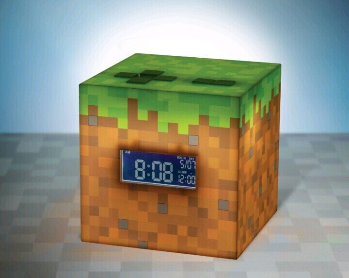 Minecraft Alarm Clock with Mood Light цена и информация | Fännitooted mänguritele | kaup24.ee