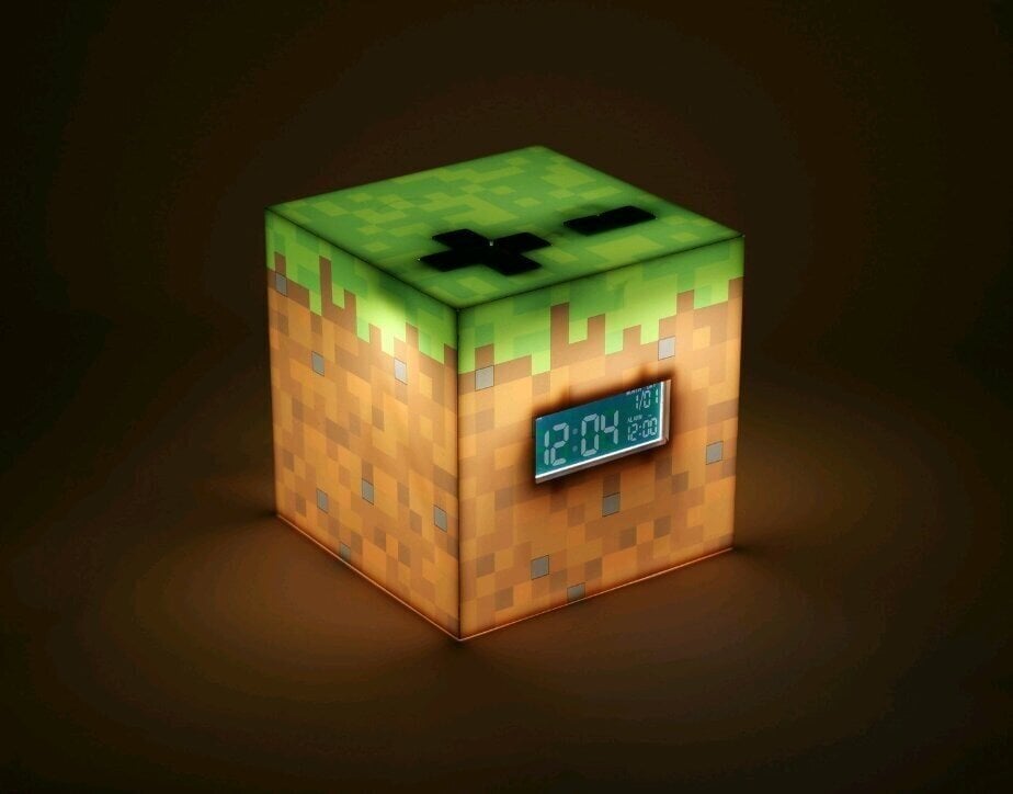 Minecraft Alarm Clock with Mood Light цена и информация | Fännitooted mänguritele | kaup24.ee