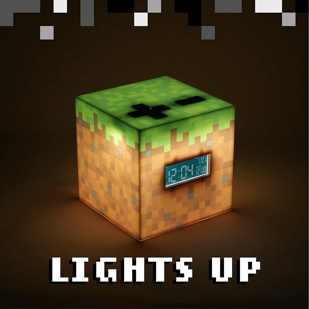 Minecraft Alarm Clock with Mood Light цена и информация | Fännitooted mänguritele | kaup24.ee