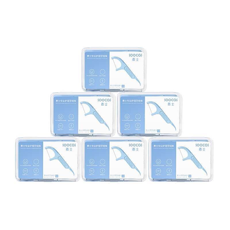 Dental floss stick Soocas D1 300 pcs (6 pack) hind ja info | Suuhügieen | kaup24.ee