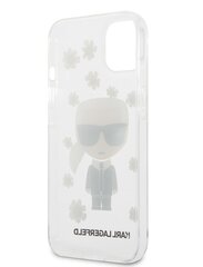 Karl Lagerfeld Ikonik Flower Case for iPhone 13 Transparent hind ja info | Telefoni kaaned, ümbrised | kaup24.ee